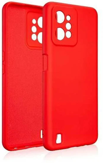 Beline Silikoninis Realme C31 dėklas telefonui raudonos spalvos