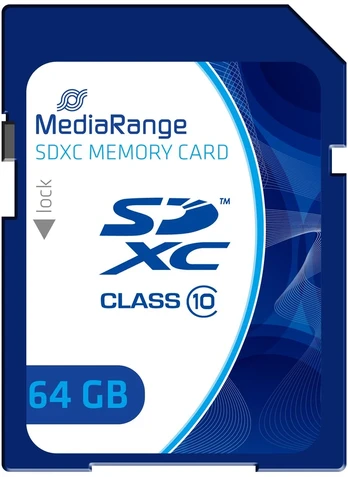 Atminties kortelė MEMORY SDXC 64GB C10/MR965 MEDIARANGE