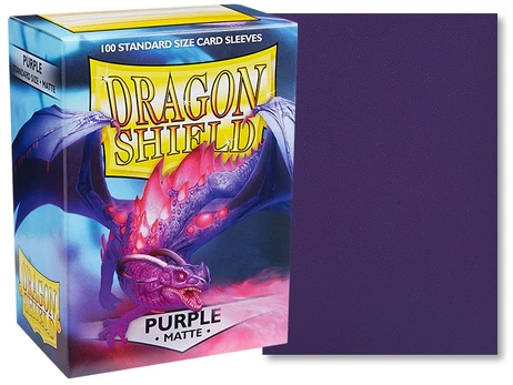 Dragon Shield Standard Sleeves - Matte Purple (100 Vnt)