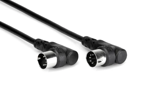 Hosa - 1,5 m juodas MIDI laidas