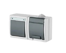 Socket and switch block ELEKTRO-PLAST AQUANT kaina