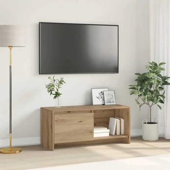 Televizoriaus stovas artisano ąžuolo Apdirbta mediena