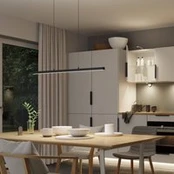 "Paulmann Lento" LED pakabukas ZigBee CCT dim black kaina