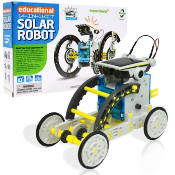 Išmanusis robotas su saulės baterija 14 in 1