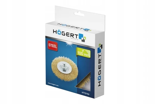 Abrasive brush 100mm, steel, M14