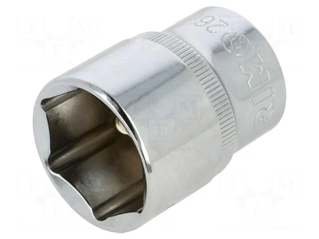 Socket | 6-angles,socket spanner | HEX 26mm | 1/2"
