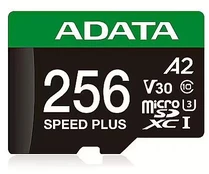 ATMINTINĖ MICRO SDXC 256GB UHS-I / UD256GUI3V30A2SP-RA1 ADATA kaina