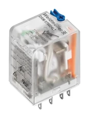 Relė 24 VDC, 5A, 4CO, su indikacija+TEST, Weidmuller kaina