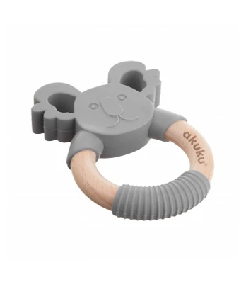 AKUKU silikoninis/medinis kramtukas KOALA, A0138
