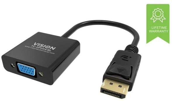 VISION Adapteris DP to VGA Adaptor