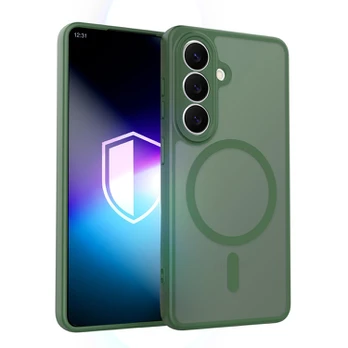 Dėklas 3MK Misty MagCase do Samsung Galaxy S26 žalia