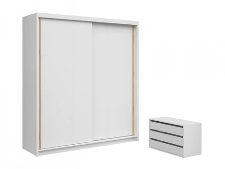 Spinta Aura, 203x60x218 cm, pilka