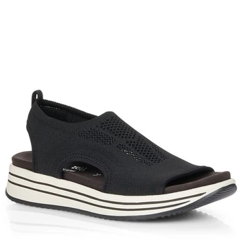 Basutės moterims, Juoda, SANDALS