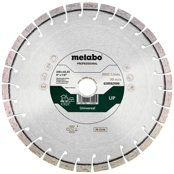 METABO DEIMANTINIS DISKAS UNIVERSALUS „PROFESSIONAL“ 230 x 22mm