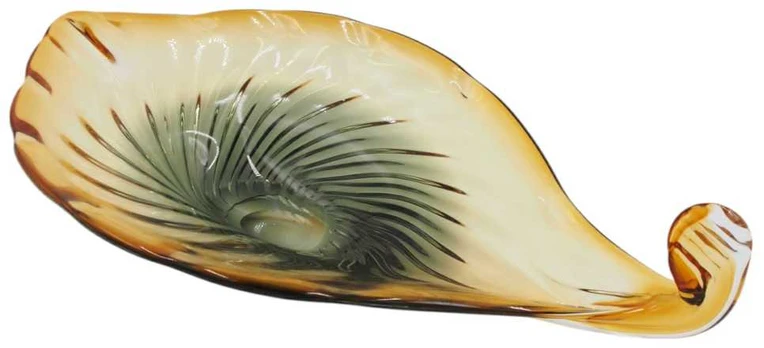 Stiklinis dekoratyvinis indas, 54×28×13 cm