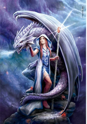 Clementoni CLE puzzle 1000 Comp.AS Coll.Dragon Mage 39956