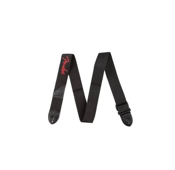 Gitaros diržas Fender 2" BLK RED LOGO