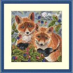 Foxes SK44 siuvinėjimo rinkinys iš Merejka