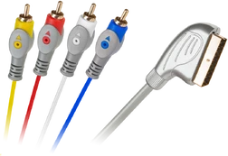 Cabletech Euro-4RCA kabelis 1.5 m ašaros kaina
