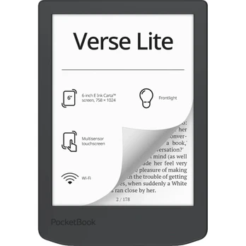 „PocketBook Verse Lite“ – vidurnakčio pilka, DACH versija
