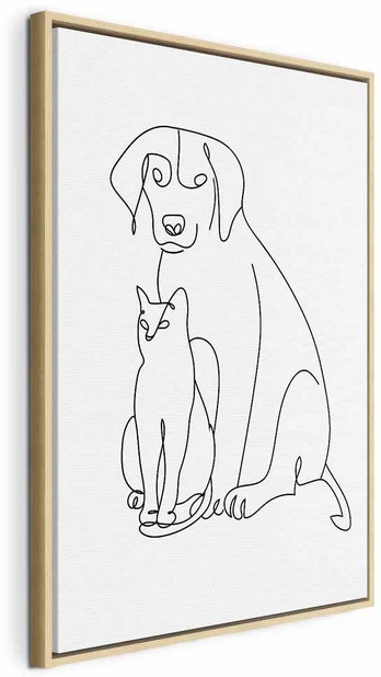 Artgeist Paveikslas - Best Friends (1 Part) Vertical