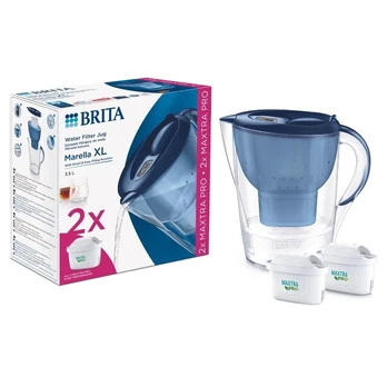 Brita Filter Virdulys Marella XL 3,5l mėlynas + 2x MX Pro PO 2024