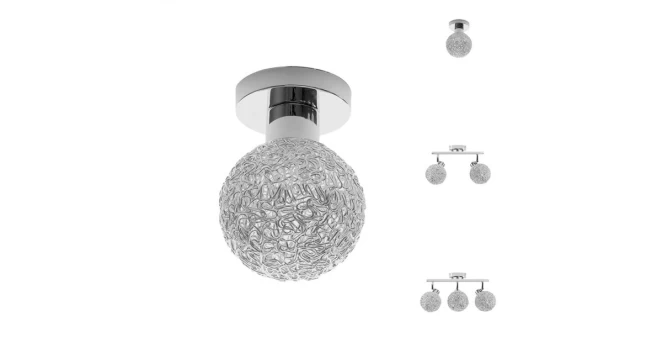Pakabinamas Šviestuvas „Silver Glamour“