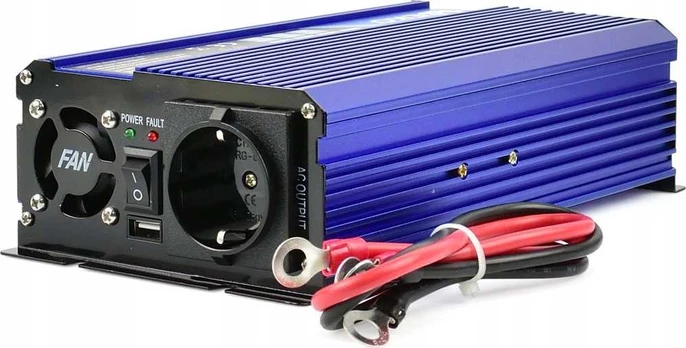 Įtampos keitiklis Geko SINUS 12V/230V 500/1000W (10)