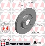 Stabdžių diskas ZIMMERMANN 370.3077.20 kaina