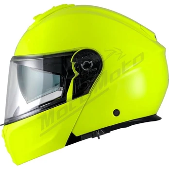 Atverčiamas Šalmas APEX MT300 Solid Geltonas