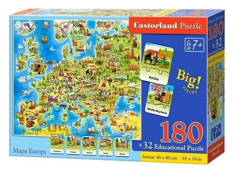 Dėlionė Castorland Europe Maps E227, 46 cm x 40 cm