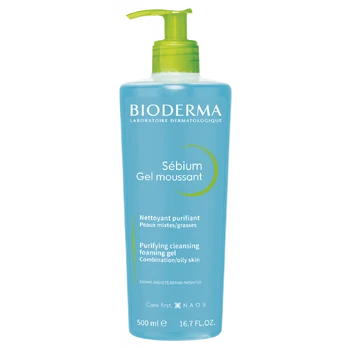 Bioderma Sebium švelnus prausiklis (500ml)