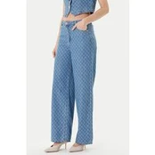 Morgan Džinsai 252-PSTEL Mėlyna Wide Leg