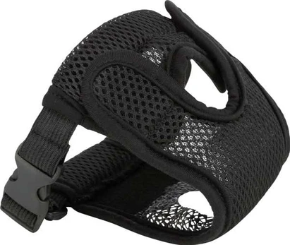 Trixie Comfort protective pants, textile mesh, S–M: 35–43 cm, juodas