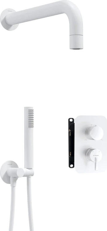 Deante Concealed shower set with mixer BOX - with hand shower