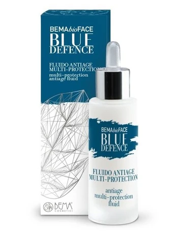 Daugialypės apsaugos veido fluidas BEMA BLUE DEFENCE 30 ml
