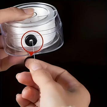 Elastinė papuošalų vėrimo gija, 0,8 mm