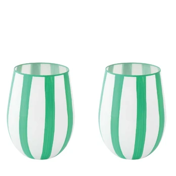 Easy Life Stiklinės TWIST & MATCH GREEN (2 vnt. 500 ml)