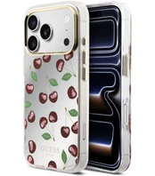 Guess TPU Glitter Cherry MagSafe dėklas skirtas iPhone 17 Pro