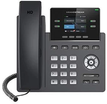 Grandstream Networks GRP2612P IP telefonas Juodas 2 eilučių TFT