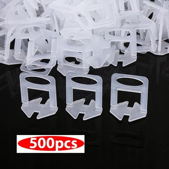 Plytelių lyginimo sistema, spaustukai 2mm, 500 vnt.