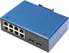DIGITUS Switch 8+2 -Port Fast Ethernet PoE C/APC Stecker 5 kaina
