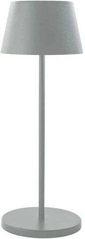 Table lamp, pilkas, aluminum, Oris