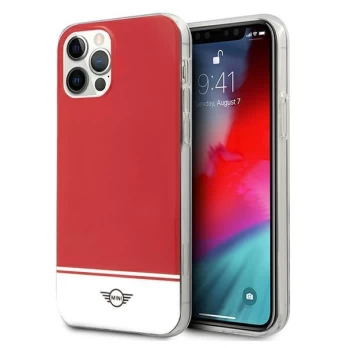 Originalus Mini dėklas MIHCP12LPCUBIRE iPhone 12 Pro Max 6,7" Raudonas Stripe Collection