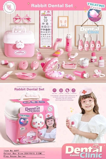 Dantisto rinkinys, rožinis 2404U0379