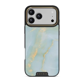 Sea Salt - iPhone 17 Pro Max Case, Elite Dark (MagSafe) / Gold