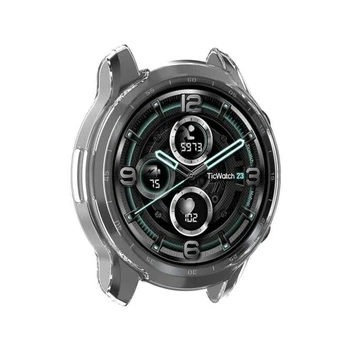 "Best Accessories" silikoninis dėklas TicWatch Pro 3 laikrodžiui, permatomas