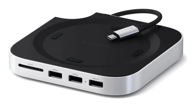 Satechi Stand & Hub do Mac Mini M4/M4 Pro (2024) slot SSD M.2 NVMe