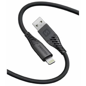 Swissten Soft Silicone USB - Lightning Data and Charging Cable 0.4m kaina