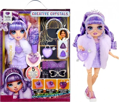 MGA Rainbow High CreatCryst.Fash.Violet 121404 /3